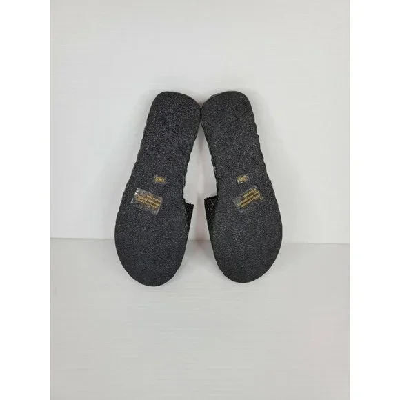 EGO Beach Bums Woven Sliders in Black Size 7 - Picture 7 of 9